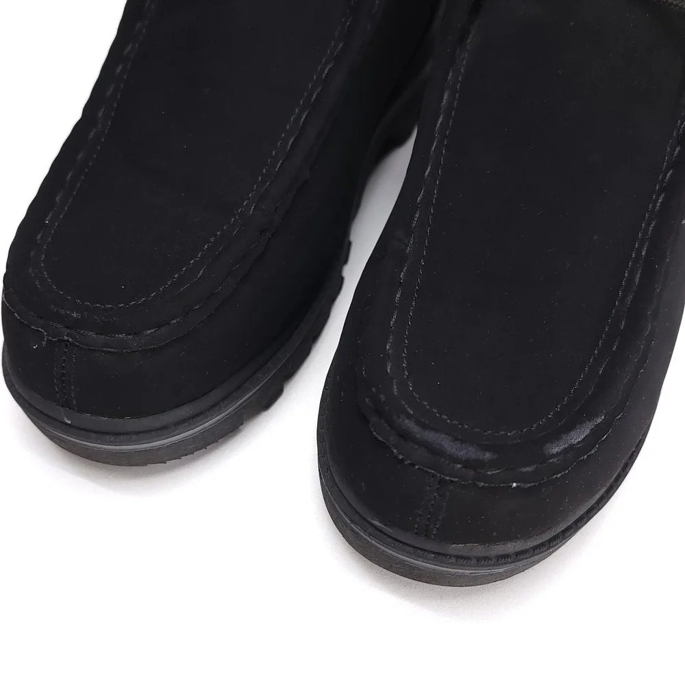Lugz Fringe Mid Mens 8 Black Moc Toe Chukka Boots MFRGD-001
